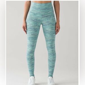Lululemon Wunder Under Hi-Rise Space Dye Camo Alberta Lake Fresh Size 2    (141)